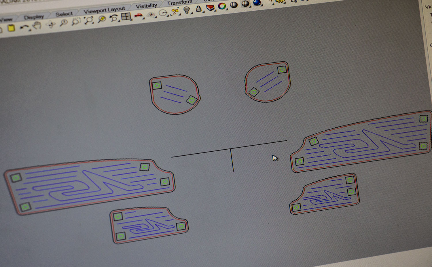 Designs for yacht drain grates.