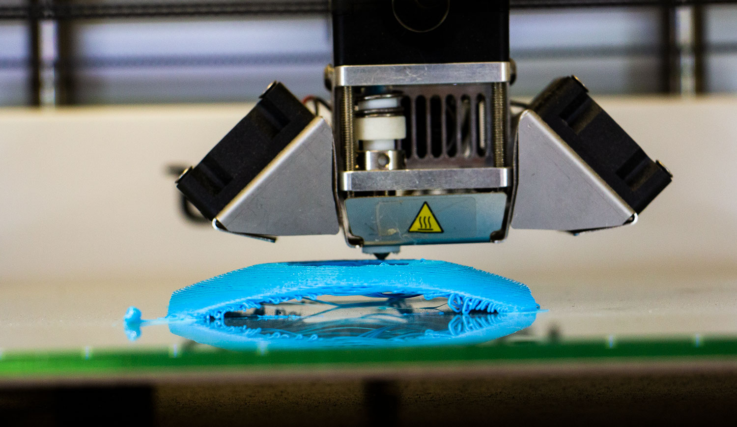 3D printing a lens comparison mold for sunglasses.
