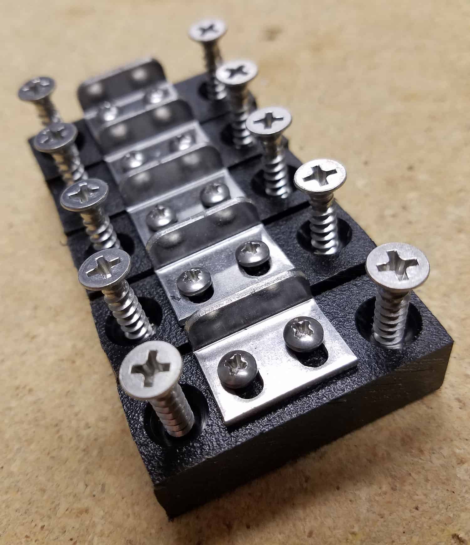 custom hardware with screws